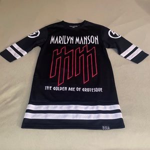 NWOT Killstar Marilyn Manson Goth Jersey XS